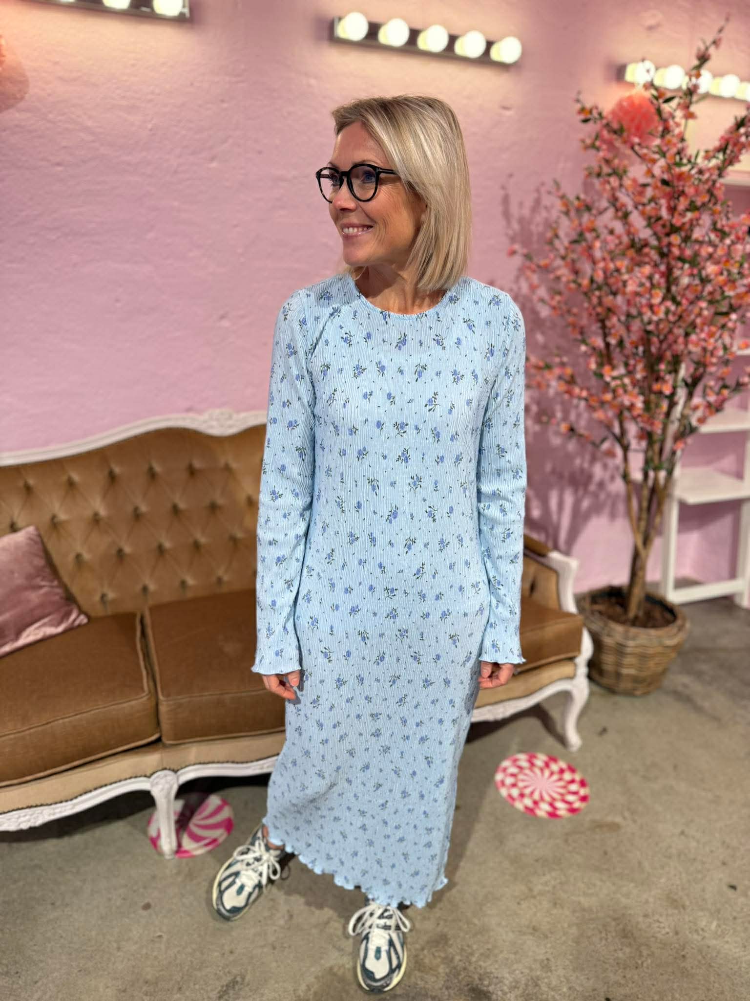 PCFLORA Midi Dress - Cashmere Blue